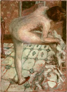 Dopo il bagno o Il gabinetto di toeletta arancione